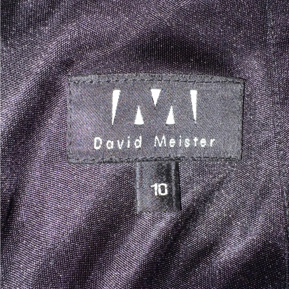 David Meister Chic Black Asymmetrical Skirt